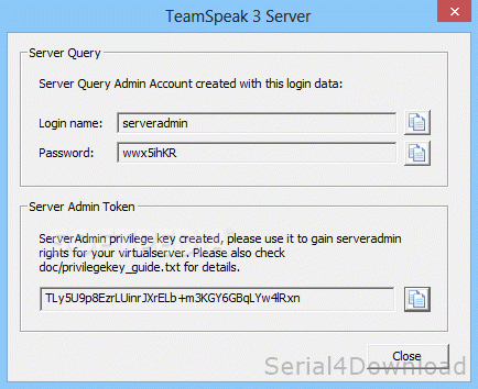 Download free Teamspeak 3 Admin Token Hack software